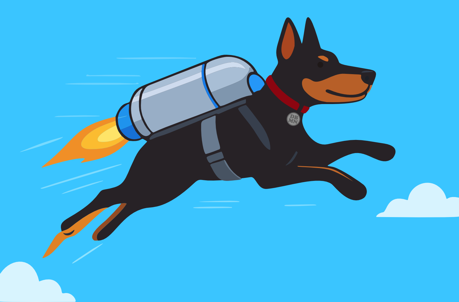 Dobermann Dual-Dimension Scaling
